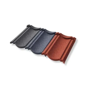 Modern Decorative Roof Tile Low Maintenance Bond Tile Colored Stone Coated Metal Roofing