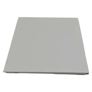 Modern Design 0.6mm Thick 60*60cm Snap on Aluminum Ceiling Panel Square Perforated Mould Proof Office Use Customizable