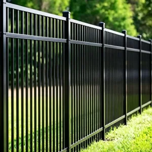 Modern Design Decorative Anti Climb Outdoor Garden Aluminum Slat Fence for Yard Privacy Security Fence Easy Installation