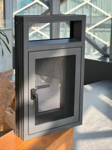 Modern Design Double Glazed Glass Windows Aluminum Alloy Profile Sliding Open Stainless Steel Insect Control Exterior Hotel
