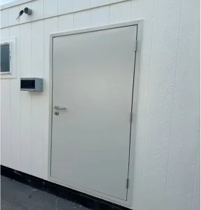 Modern Design EN UL BS Approved Metal Steel Main Exterior Portable Modular Container House Fire Doors for Box House & Garden