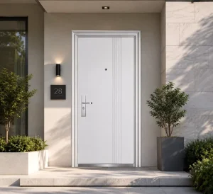 Modern Design Entry Outdoor Steel Door Cold Rolled Security Door