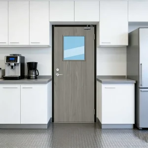Modern Design Fire Proof Swing Steel Door 1.5 3H Fire Rating Fiberboard Sheet Insulated Hollow Metal Construction Hotel