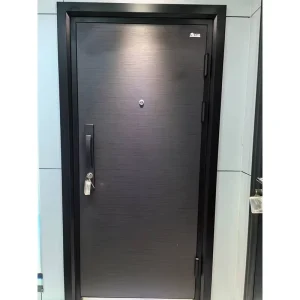 Modern Design Metal Door Interior Swing Metallic Steel Security Entrance Doors for House