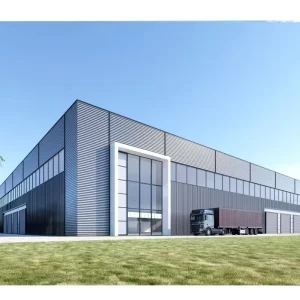 Modern Design Prefab Steel Office Building Workshop Warehouse Factory Built Metal Frame Steel Structure Construction