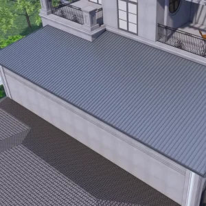 Modern Design Reinforced Structure Insulated Aluminum Alloy Roof Tiles Recycled Aluminum Roof Panel for Floor Decoration