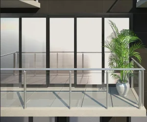 Modern Design Stainless Steel Railings for Outdoor & Interior Stairs-Water Resistant