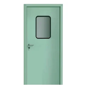 Modern Design Standard Finished Side Opening Hotel Hospital Passageway Entrance Metal Steel Fire Door