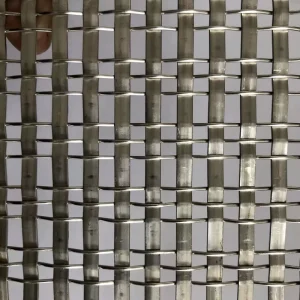 Modern Design Style Stainless Steel Metal Woven Screen Garden Screen Guardrail Decorative Mesh