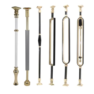 Modern Designed Aluminium Stair Railing Post For Villa Stairs Durable Veranda Railing Features