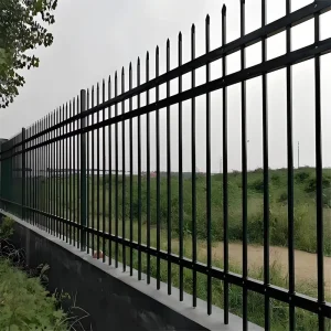 Modern Designed Outdoor Metal Railing Carbon Steel Aluminum Alloy Powder Coated Rust Resistant Top Mounted Custom Color High