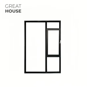 Modern Double Glazed Metal Aluminium Casement Windows Customizable Louver Curtains for Villas Aluminum Alloy Frame