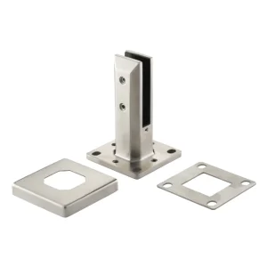Modern Duplex 2205 Stainless Steel Satin Finish Adjustable Glass Clamp Connector Frameless Balcony Balustrade Railing