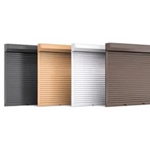 Modern Durable Eco Friendly Aluminum Alloy Automatic Security Door Rolling Shutters Horizontal Opening Pattern for Hotel Use