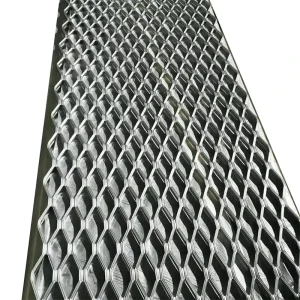 Modern Durable Fire Resistant Water Resistant Anti Corrosion Expanded Metal 3*6mm Micro Aluminum Walkway Mesh for Outdoor