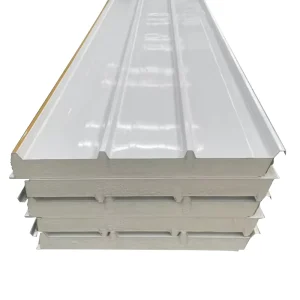Modern EPS PU Sandwich Roof Tile Fireproof Color Steel Roof Tile Soundproof Insulated EPS Polyurethane Sandwich Panel Roof Tile