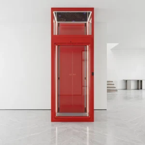 Modern Elevator Parts Double Swing Door Polished Mirror Surface Smooth Quiet Opening Villa Door Metal Precise Seamless