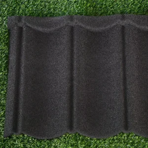 Modern Energy Efficient Stone Coated Metal Roof Tile Heat Resistant Waterproof Fireproof Windproof Durable Features for Temple