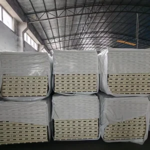 Modern European Style Polyurethane Insulated Eco Friendly Metal Sandwich Roof Aluminum Steel Construction Fire Resistant Water