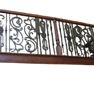 Modern Fancy Style Wrought Iron Railings Stainless Steel Aluminium for Balcony Deck Outdoor Glass Chinese Design Metal