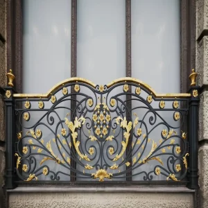 Modern Fancy Style Wrought Iron Railings Stainless Steel Aluminium for Balcony Deck Outdoor Glass Chinese Design Metal