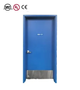 Modern Finished Galvanized Steel 30 Minute Fire Rated Door for Cold Storage