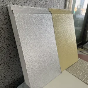 Modern Fireproof Metal Embossed Wall Panel Decorative Insulated Steel Cladding Exterior Interior Building Metal Sandwich Panel 5