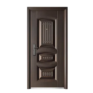 Modern Front Double Exterior Entrance Houses Residential Steel Security Safety Door