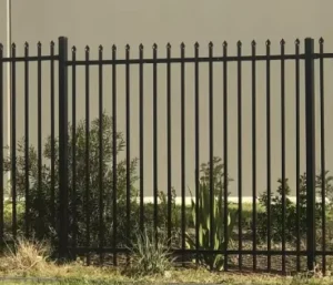 Modern Galvanized Steel Fence Panels Decorative Metal Security Fence with Anti Rust Coating for Boundary Protection