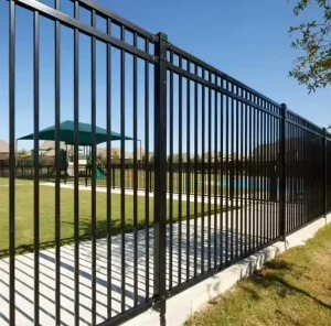 Modern Galvanized Steel Metal Fence Zinc Steel Fencing Material for Residential Home Security Decorative Garden