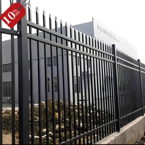 Modern Galvanized Steel Picket Fencing Panels Easy Assembly