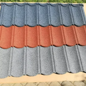 Modern Heat Resistant Stone Coated Roofing Aluminium and Steel Metal Tile for Building Houses in Kenya