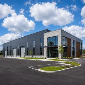 Modern High Rise Steel Structure Office Building Multi Storey Commercial Metal Frame