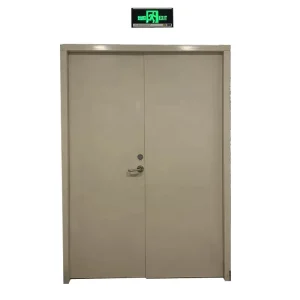 Modern Hospital Office Industrial Metal Door with High Temperature Resistance and Durable Structure Fire Rated Door
