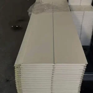 Modern Hotel Outdoor Metal Embossed PU Foam Lightweight Insulation Wall Panel for Exterior Decoration