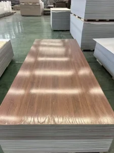 Modern Indoor Bamboo Charcoal PVC Board High Glossy Waterproof 5mm 8mm for Bathroom and Warehouse Interior Walls
