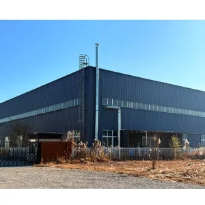 Modern Industrial Steel Structure Building Prefabricated Garage Workshop Steel Frame Light High Fire Resistance Competitive