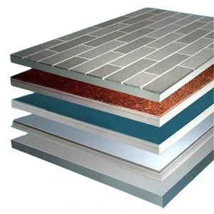 Modern Insulated Exterior Metal Cladding PU Sandwich Panel for Hotel Rooms Lightweight Waterproof Eco Friendly