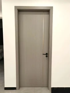 Modern Interior Wooden Plywood Door Fire Prevention Sound Insulation Finished Surface for Bedrooms Hotels Apartments