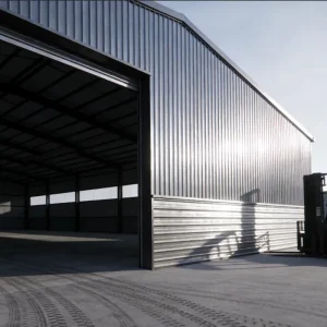 Modern Large Span Prefabricated High Tensile Strength Steel Structure Warehouse Factory Building Industrial Metal Frame Garage