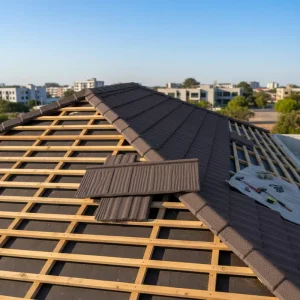 Modern Low Cost Stone Coated Metal Roofing Tiles Fast Installation Waterproof Roofing for Hotel & Apartment Construction