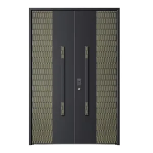 Modern Metal Main Entrance Security Steel Front Entry Door