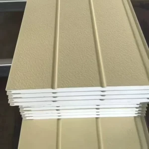 Modern Metal Siding Panels Exterior Wall Decoration Polyurethane PU Panel Components Roofing Sandwich Panels Mobile Steel
