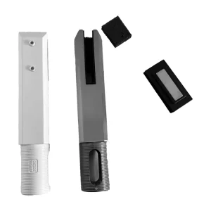 Modern Metal Square Glass Clamp Post Anti-Rust DIY Outdoor Swimming Pool Tempered Glass Balustrade Fixing Hardware
