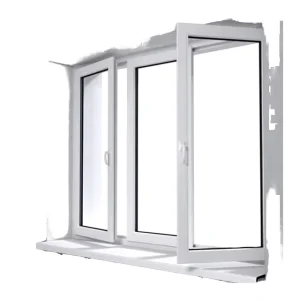 Modern Metal Window Design with Reliable PVC Locking Mechanisms