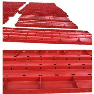 Modern Modular Steel Shuttering Plates Columns 4mm Thick High Strength Reusable Adjustable Formwork Panel Spray