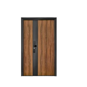 Modern Multi-style Russia Steel Security Door with Anti-theft Features Soundproof Outdoor Single Door for Hotel Housing