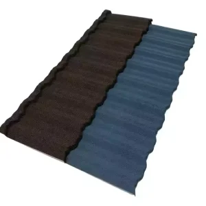 Modern New Customized Color Stone Roofing Stone Coated Metal Roof Tile Construction Materials