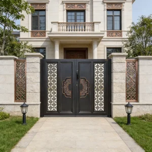 Modern Outdoor Aluminum Gate for Villa Home and Hotel Use