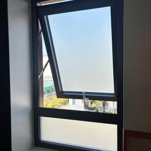 Modern Outward Opening Window Detachable SS Metal Mesh for Homes Easy Cleaning Aluminum Casement Window High Visibility